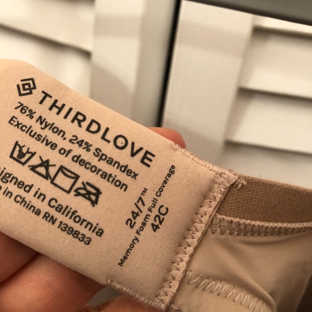 Thirdlove Memory Foam Full Coverage Bra, 42c - image 7